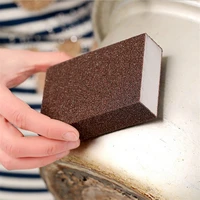 sponge portable for kitchen emery sponge cleaner pot derusting pot descaling cleaner wiping kitchen gadgets cleaning supplies