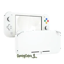 eXtremeRate Soft Touch White DIY Replacement Shell Housing Case Cover with Screen Protector for NS Switch Lite