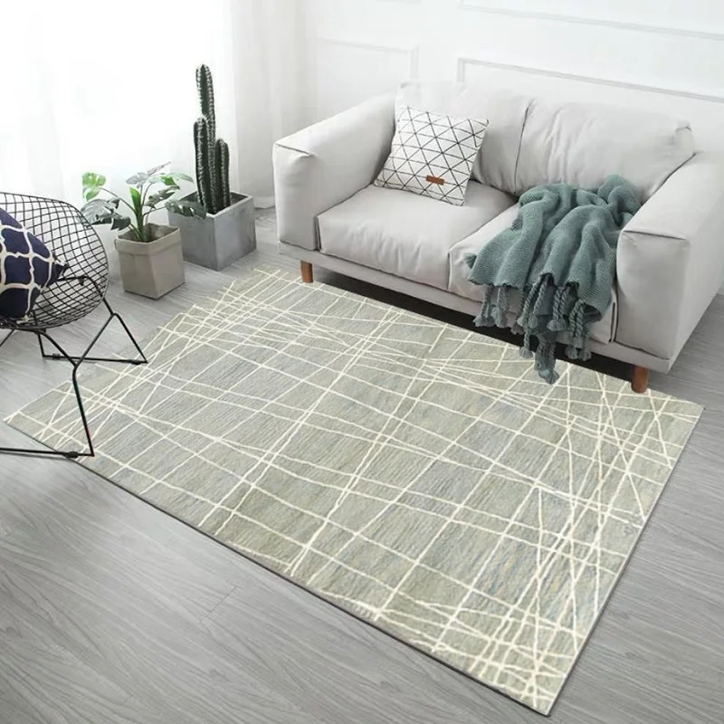 

Geometric Anti-slip Carpet Indoor Printed Decorative Area Rugs Living Room Bedroom Carpets Absorbent Washable Floor Decor Mat