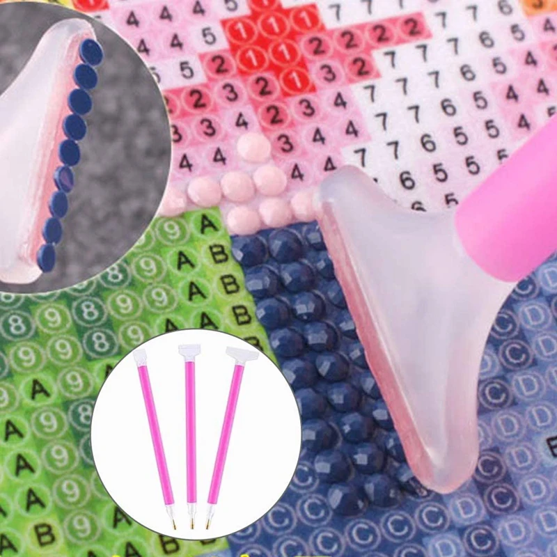 HOT 100Pcs 5D алмазная живопись клеевая глина вышивка крестиком набор для рисования