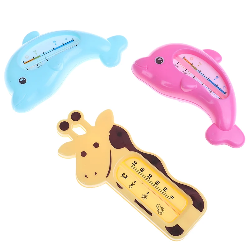 

Bear pattern bath thermometer, baby fish, dolphin and duck, newborn toy water temperature measurement, 1 piece,