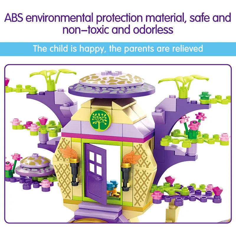 Dream Girls Friends серия совместимых Technic Dream Tree House красивые блоки мини-фигурки, кирпичи, игрушки для детей