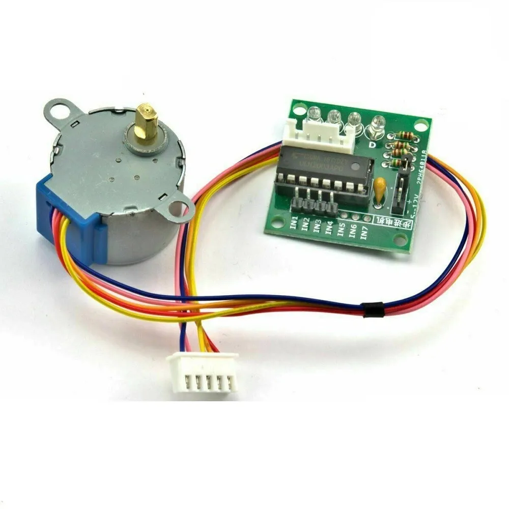

28BYJ-48-5V 4 Phase Stepper Motor+ Driver Board ULN2003 For Arduino 1x Stepper Motor + 1 X ULN2003 Driver Board
