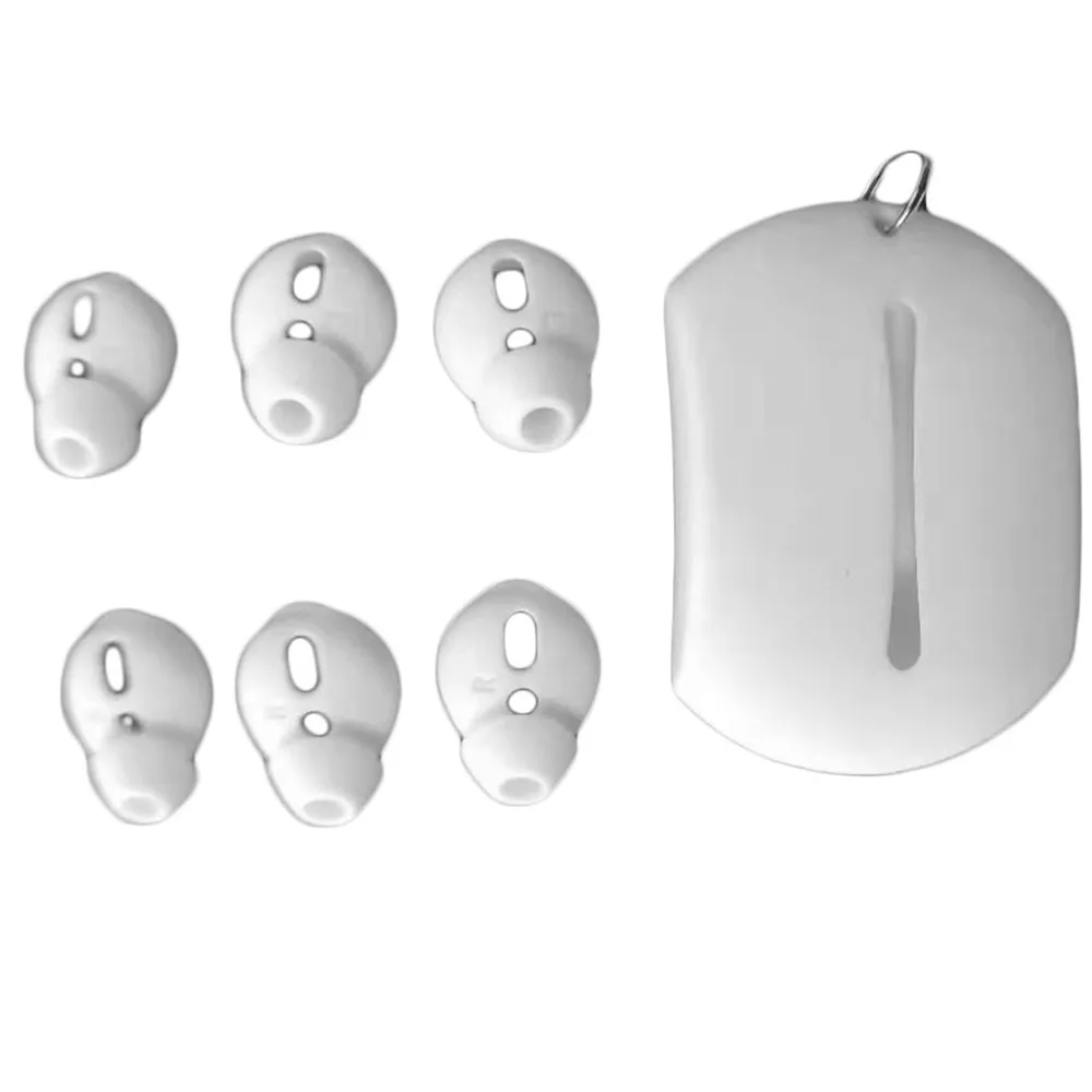 Силиконовые амбушюры наушники вкладыши для Airpods 1 2 Bluetooth удобные безболезненные с