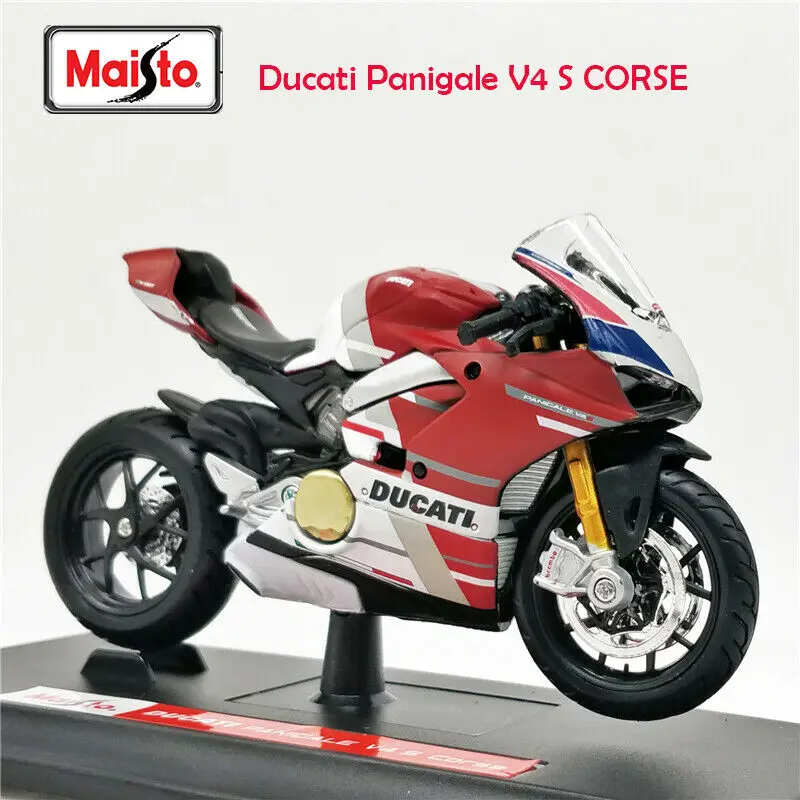 

Модель мотоцикла Maisto 1:18 Ducati Panigale V4 S Корсика, литая под давлением
