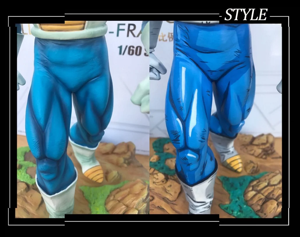 Модель вееров Dragon Ball Z super saiyan 2 Вегета GK статуя смолы фигурка для коллекции