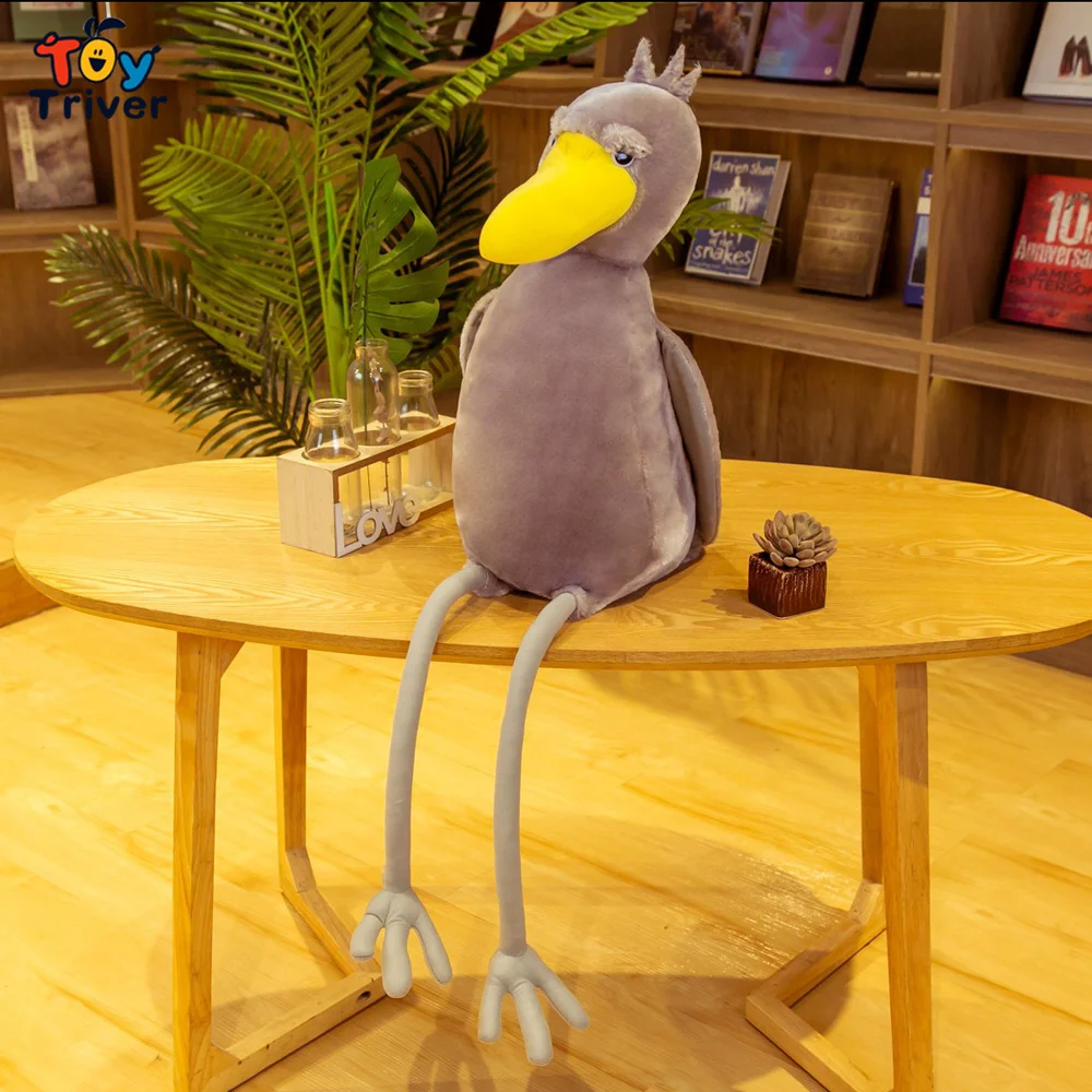 Kawaii Toucan птица кит голова аист плюшевая игрушка тривер мягкие животные кукла