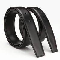 new men and women buttonless leather belt no head male buckle real belt 2 4cm 2 8cm 3 0cm 3 2cm 3 5cm 3 8cm western belts