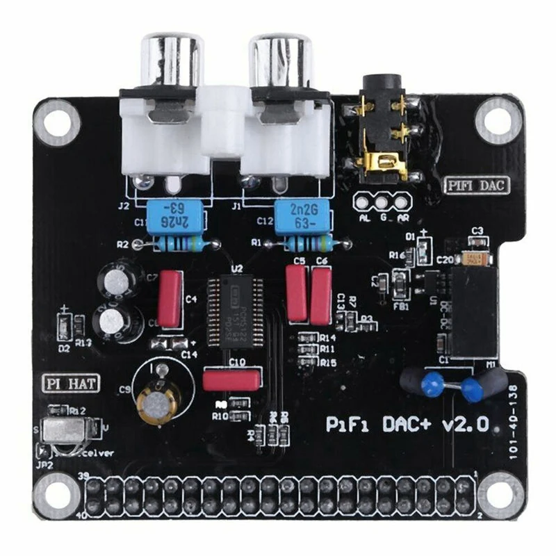PCM5122 Hifi Dac Аудио Звуковая карта модуль I2S + светодиодный индикатор для Raspberry Pi 3B/2B |