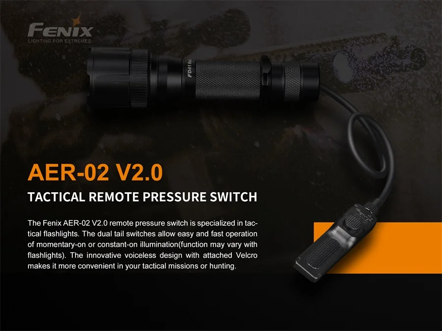 Fenix AER-02 V2.0 дистанционный переключатель давления для Fenix Тактический фонарик FD41/TK09/TK15UE/TK22/UC35/PD35 V2.0/PD35TAC