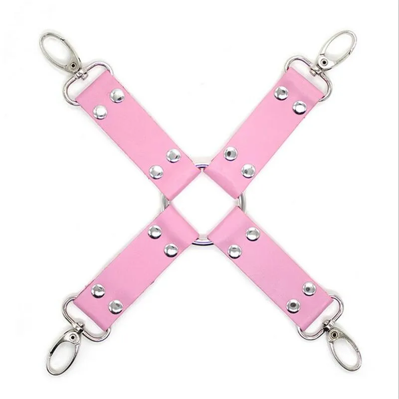 Секс игры для взрослых бондаж ноги и руки манжета перекрестная Пряжка