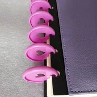 20pcs 35mm color binding supplies notebook binding ring binding buckle pen can rotate 360 degrees diy school office supplies