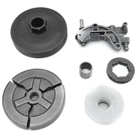 hlzs clutch sprocket rim drum for chinese 4500 5200 5800 45cc 52cc 58cc oil pump worm gear bearing kit chainsaw