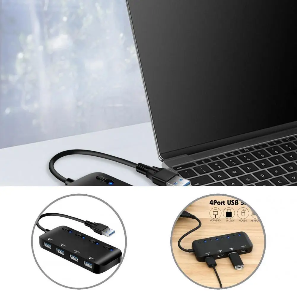 

Компактная прочная док-станция с 4 USB-портами USB3.0