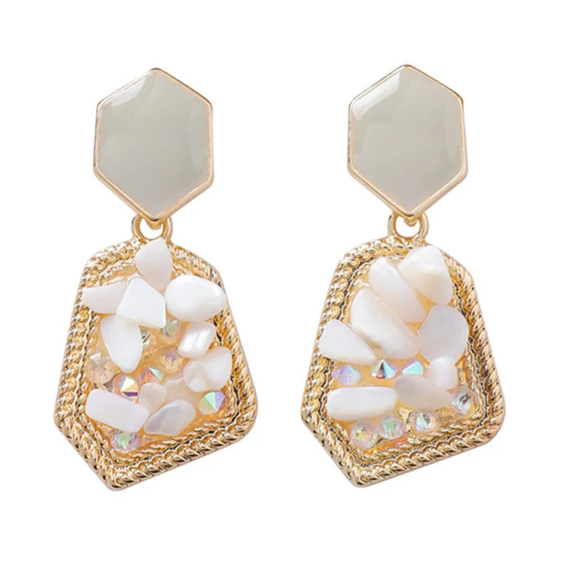 

Женские серебряные серьги-гвоздики в стиле ретро, инкрустированные зеленым гравием, серьги для девушек и женщин, модные ювелирные украшени...