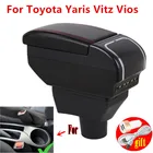 Для TOYOTA Yaris подлокотник для TOYOTA Yaris Vitz автомобильный подлокотник аксесуары крытого вагона центральной коробка для хранения модифицированные детали с USB