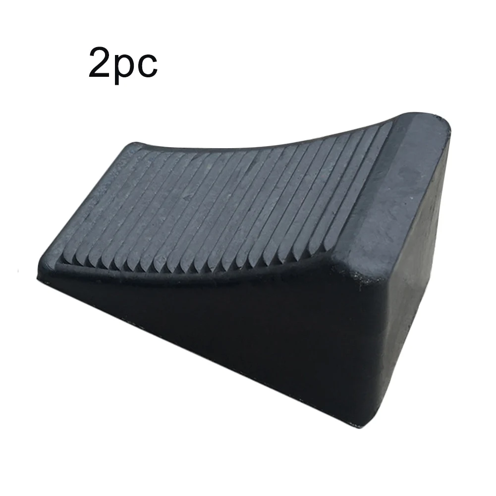 2 Pack Heavy Duty Rubber RV//Trailer Stopper Block Triangle Wheel Chocks Anti-skid Car Truck | Автомобили и мотоциклы