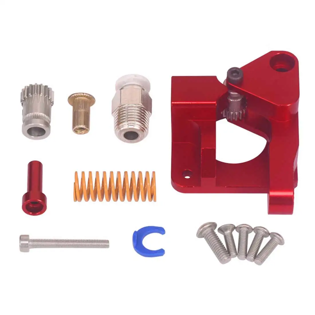 3d принтер Алюминиевый металлический экструдер комплект для CR10S PRO Ender3 RepRap подача двойной шкив экструдер двойной редуктор