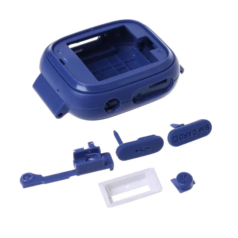 

Repair Kit Silicone Watchband Case Button Metal Screws DIY Replacement for Q90 GPS Child Smart Watch Phone Position