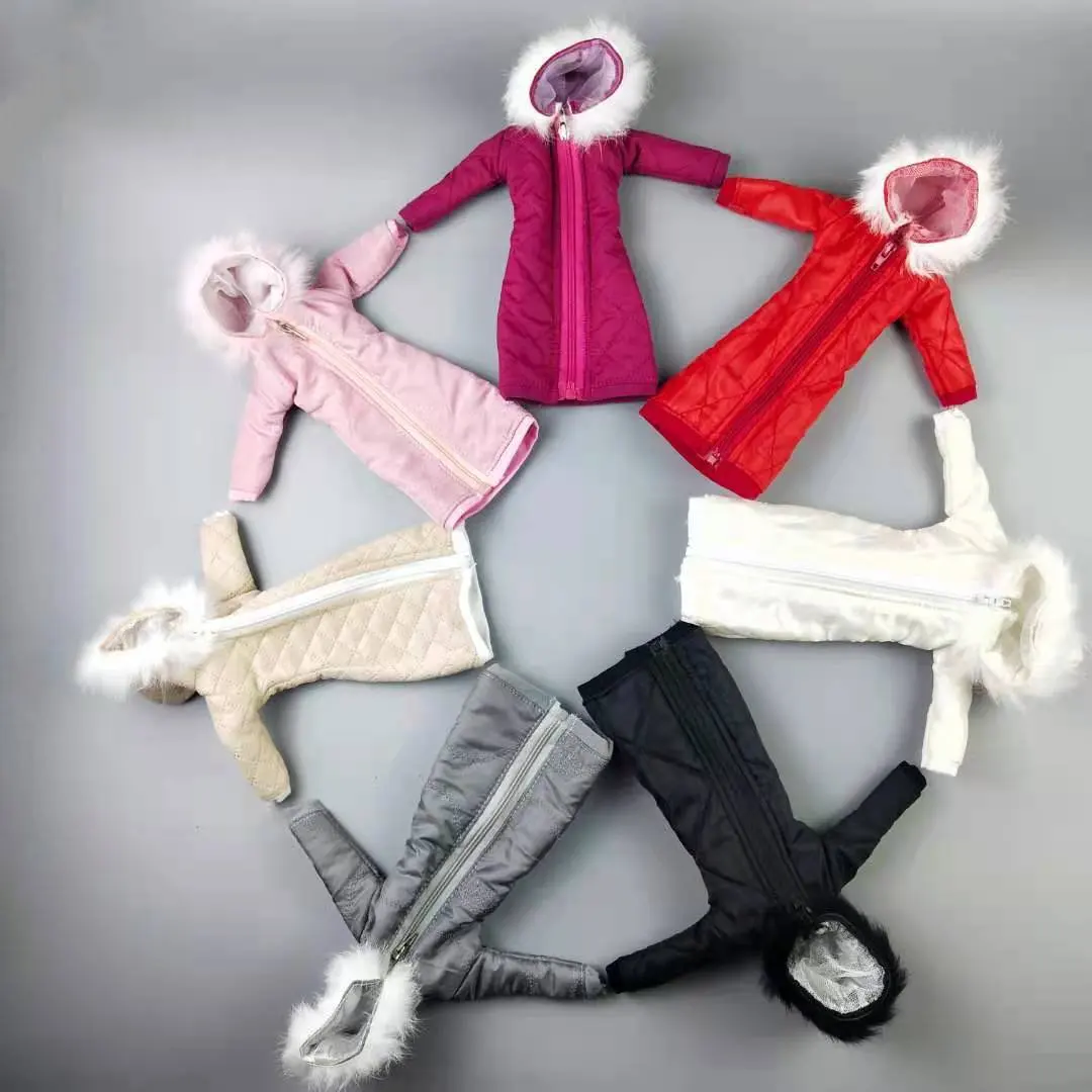 

Fashion Long Winter Coat Jacket for Barbie Doll Clothes Parka For 11.5" BJD Dolls Accessories Kids DIY 1/6 Toy Girl Cosplay Gift