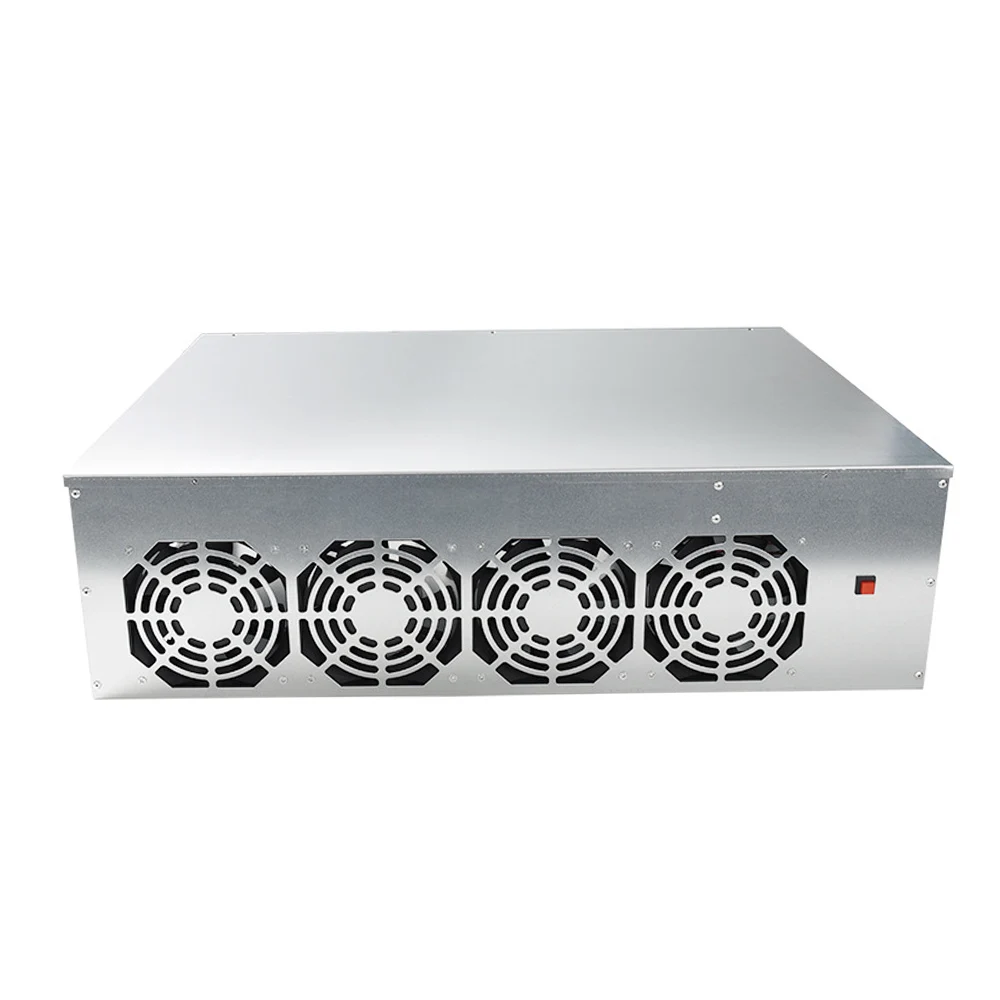 

BTC-S37 D37 T37 Mining Rig Case 8 GPU Mining Case With 4 Powerful Cooling Fans For BTC/ETH/ZEC GPU Mining Rig