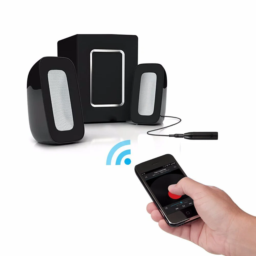 Bluetooth 5.0 беспроводной музыкальный аудиоприемник 3 5 мм разъем Aux приемник адаптер