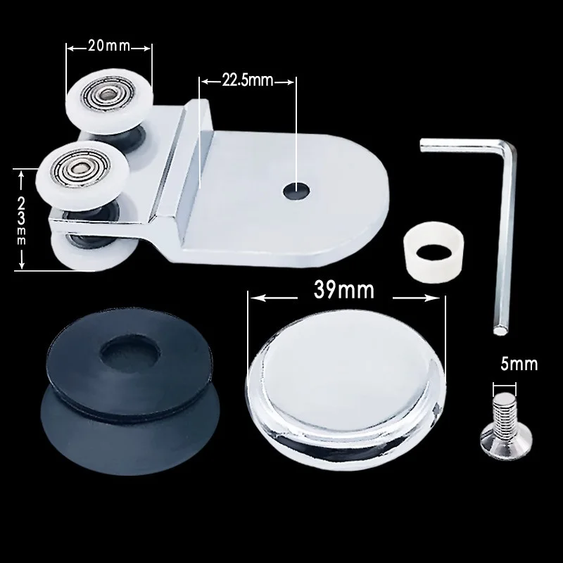 Шкив для душевой кабины верхний ролик стеклянной двери шкив раздвижной в ванной