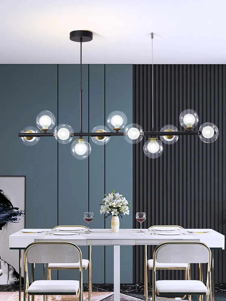 Светодиодная подвесная люстра в скандинавском стиле современный потолочный