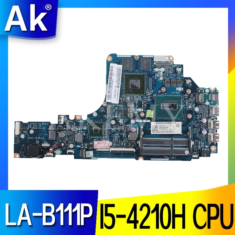Новый и оригинальный ноутбук For Lenovo Y50 70 W8P I5 4210H материнская плата процессора ZIVY2 LA