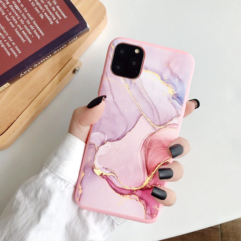 

Marble Stone Case For Samsung Galaxy M31 A21S A41 A50 A51 Note 20 S20 FE S21 Ultra S10 S9 S8 Plus S7 Edge Soft Silicon TPU Cover