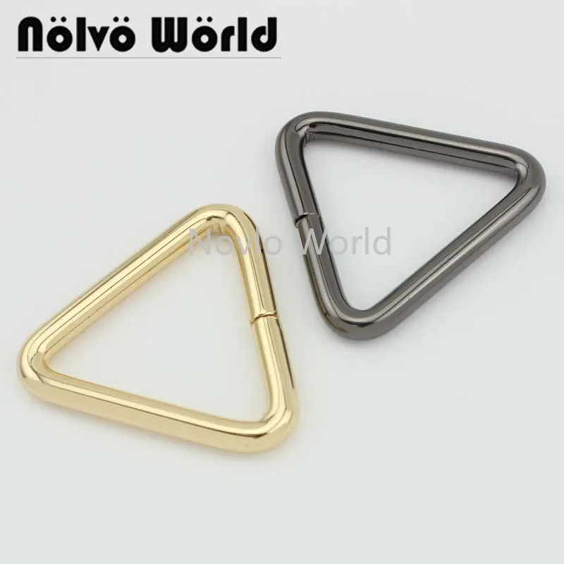 Мир Nolvo 5 20 100pcs цветов 38 мм 1 &quotметаллическая пряжка треугольной формы для