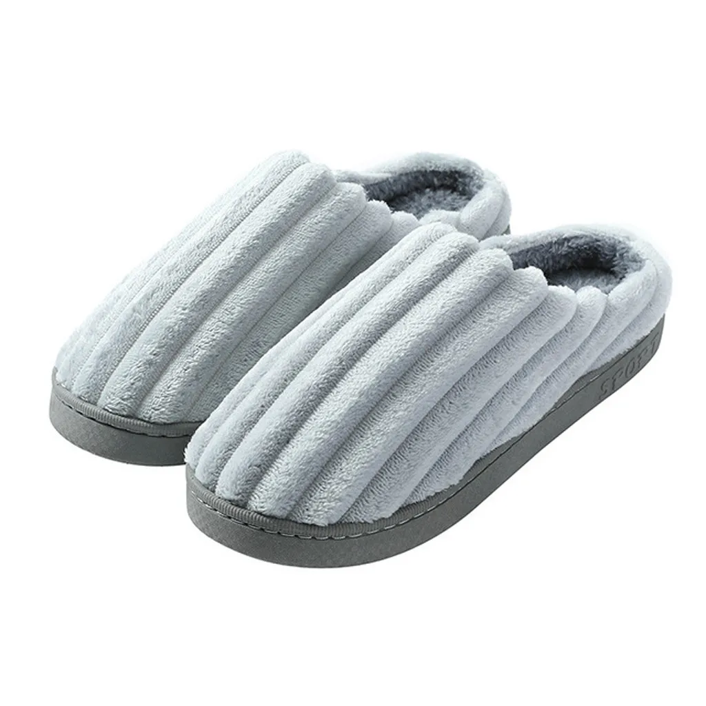 

Winter Mens Cute Bowknot Warm Cotton Soft Plush Home Slippers Indoor Outdoor Large Size Slipper Men Shoes Zapatos De Mujer