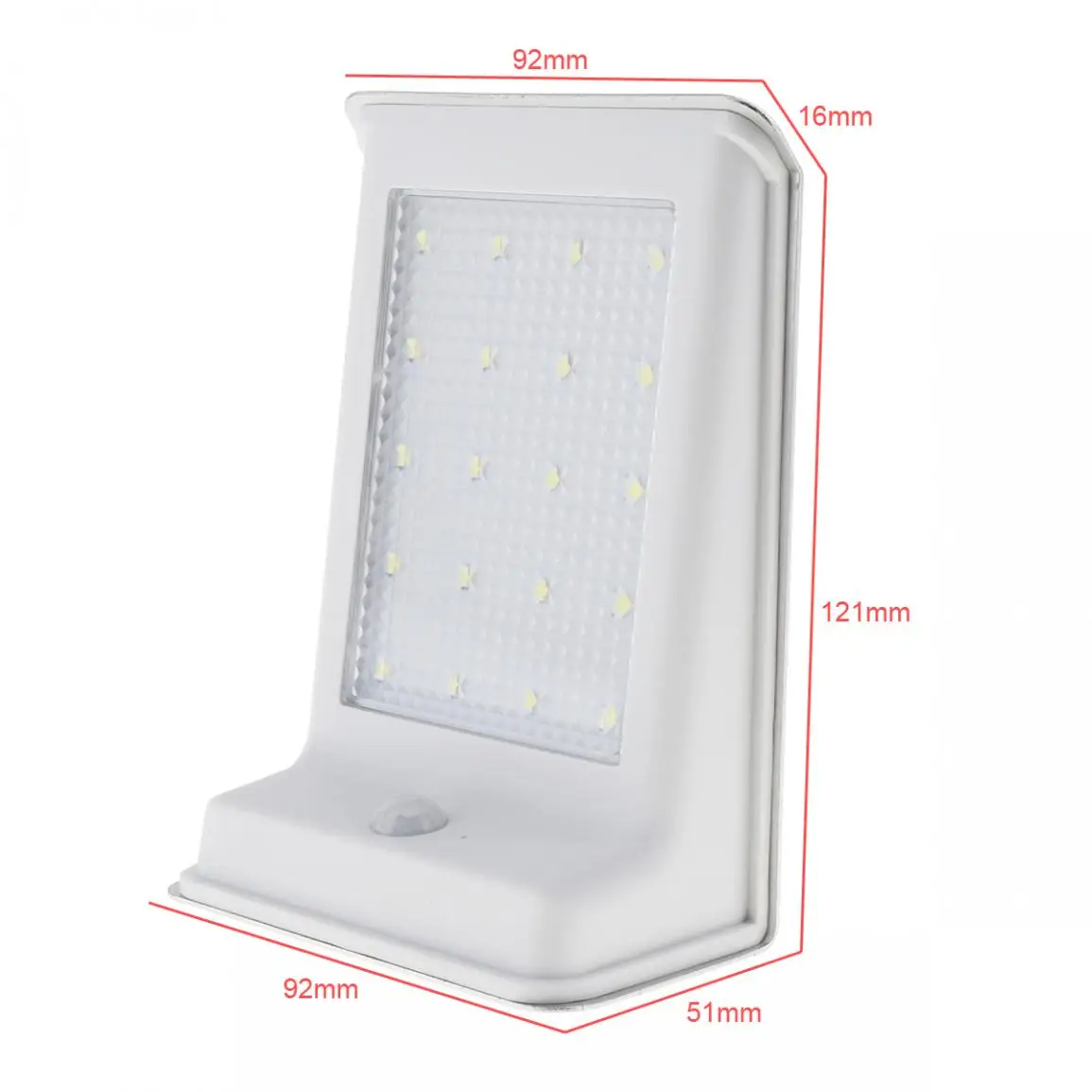 Водонепроницаемый 20 светодиодный светильник на солнечной энергии с датчиком