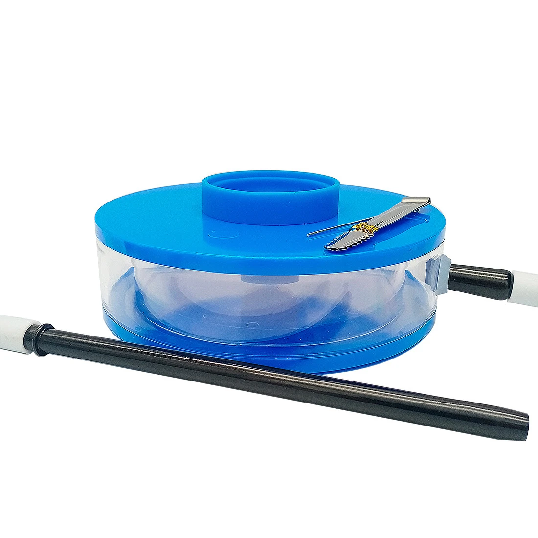 

Акриловая круглая одинарная трубка, прозрачный кальян, наргиле, кальян, наргиле, металлическая фурнитура