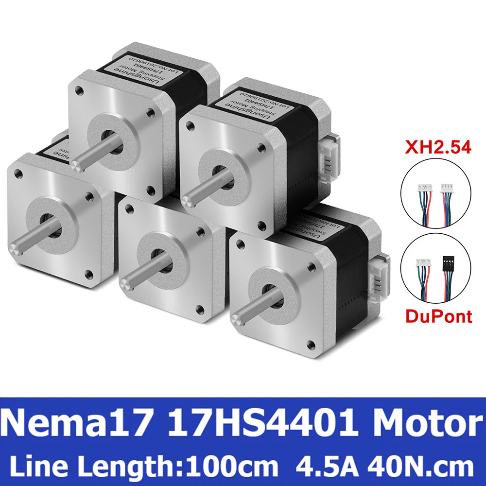 Шаговый двигатель Nema17 17HS4401 42 двигателя 42bygh 1.5A для 3D-принтера запчасти