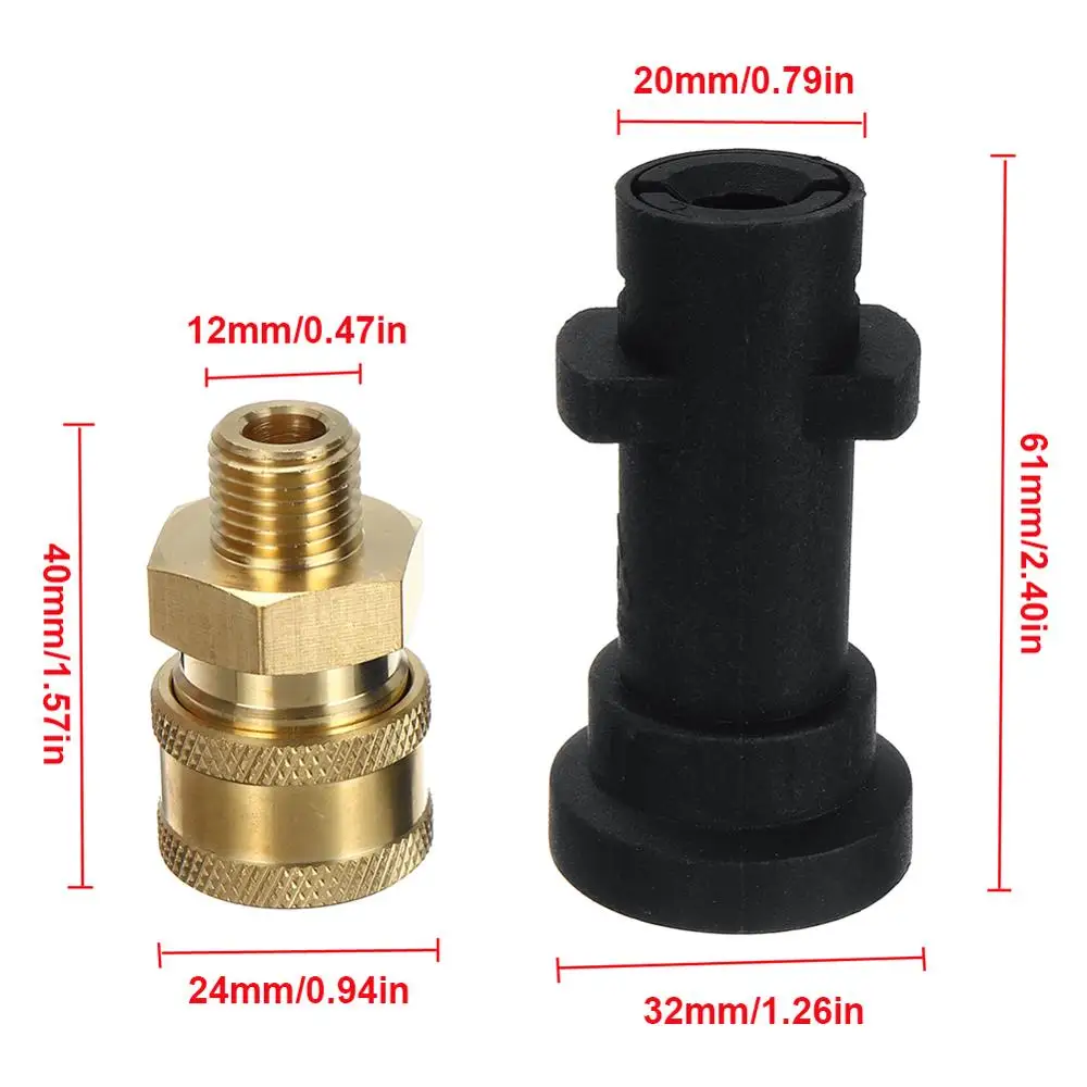 Автомобильная стая пенопластовая насадка высокого давления 1/4 дюйма