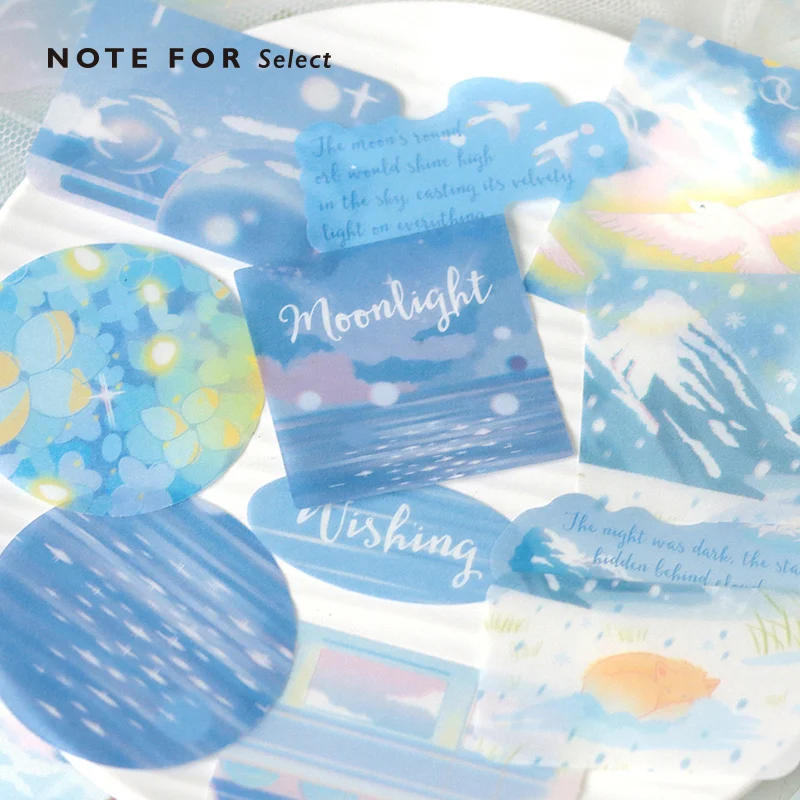 

40pcs/1lot Flower Sky Stickers Crafts Scrapbooking Stickers Book Student Label Decorative Sticker Cute Stationery 783