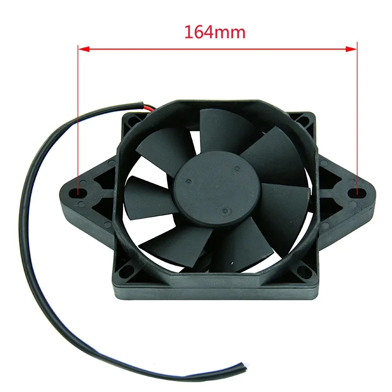 

Motorcycle New 12 Volt Oil Cooler Electric Radiator Cooling Fan For 200 250 cc Chinese ATV Quad Go Kart Buggy Dirt Bike FS-005