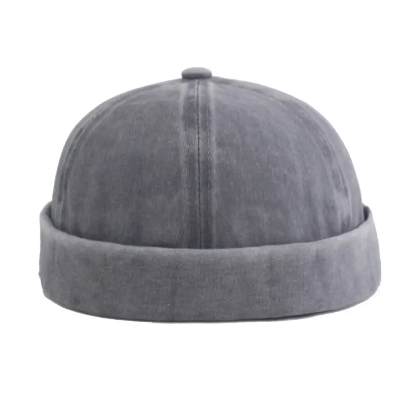 Шапка без козырька Мужская/Женская однотонная хлопковая уличная шапка с принтом