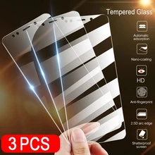 3Pcs Tempered Glass For Xiaomi Redmi Note 9s 8 7 6 5 Pro 8T 9A 9C 8A 7A Screen Protector For Mi 10T 9T Pro F1 Poco X3 NFC Film