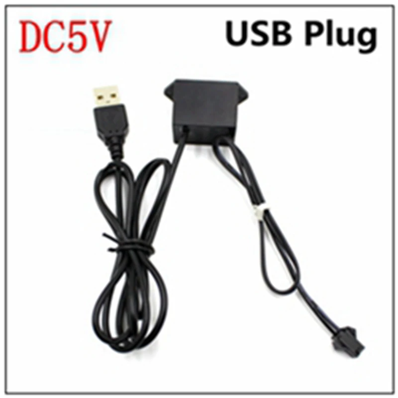 DC 12V EL линия USB сигареты светильник er привод контроллер для детей от 1 года до 5 лет