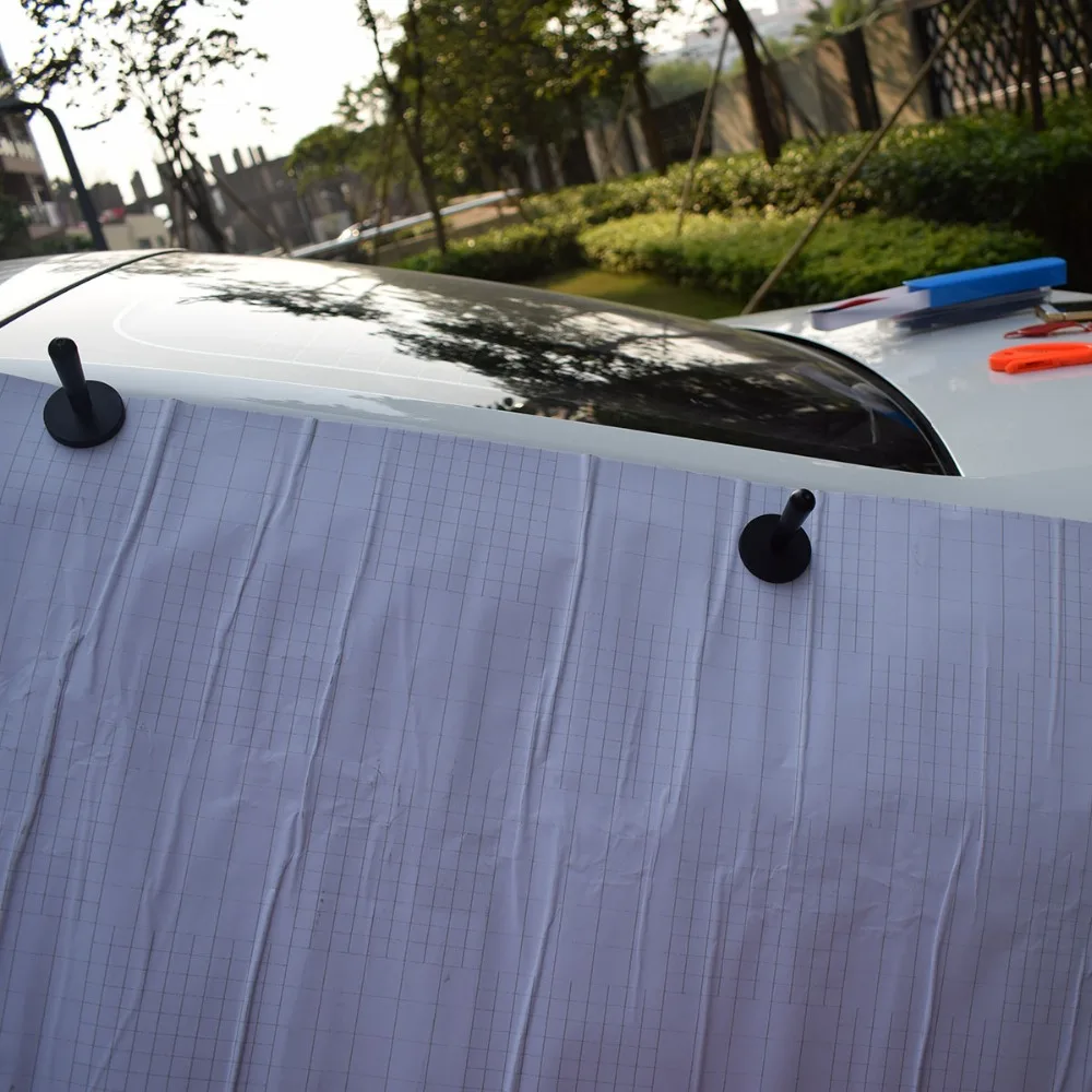 Автомобильные наклейки украшение углов магнитные скребки художественный нож