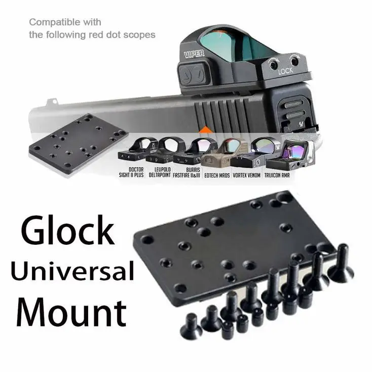 

Universal Glock Plate Base Mount Hunting Gun Accessories