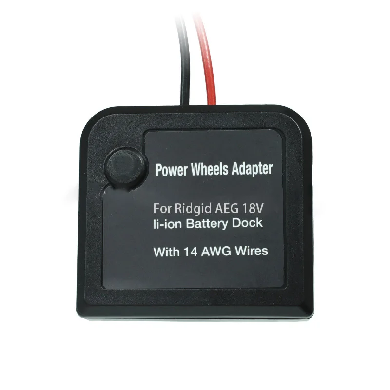 

Power Wheels Adapter For Ridgid AEG 18V Li-Ion Battery Dock Power Connector 14 Awg Wires Connectors Adapter Tool Accessories