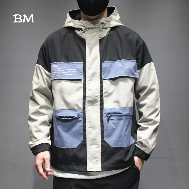 Стеганая модная верхняя одежда пальто в японском стиле Харадзюку осенняя куртка