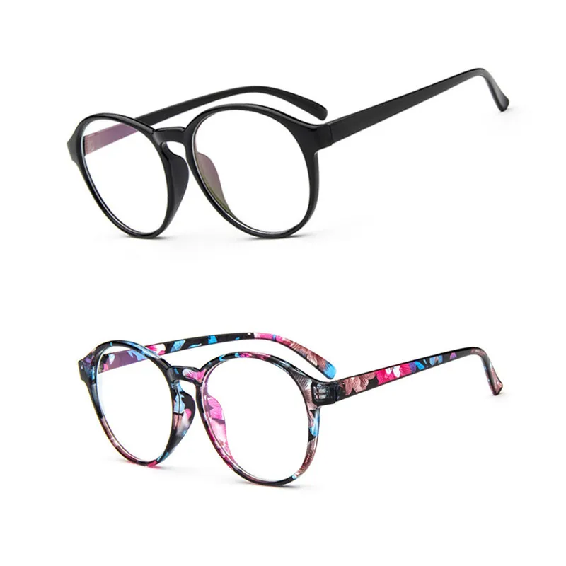 2019 женские и мужские ретро очки с круглыми прозрачными линзами пластиковая