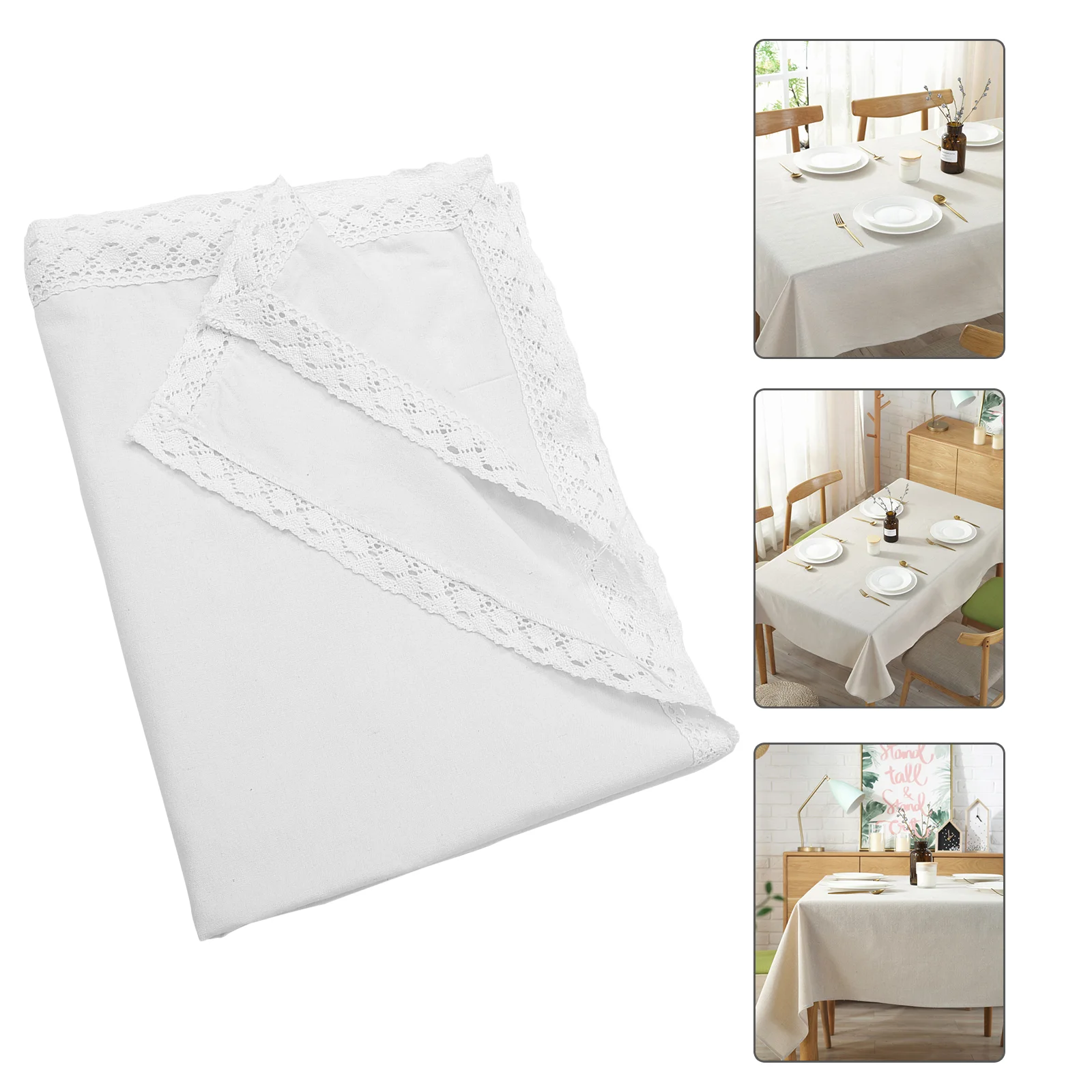 

1 шт., скатерть из хлопка и льна