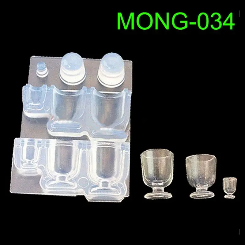 

Real Mini Milk Bottle Goblet Cup Silicone Mold Epoxy Resin Molds Jewelry Tools