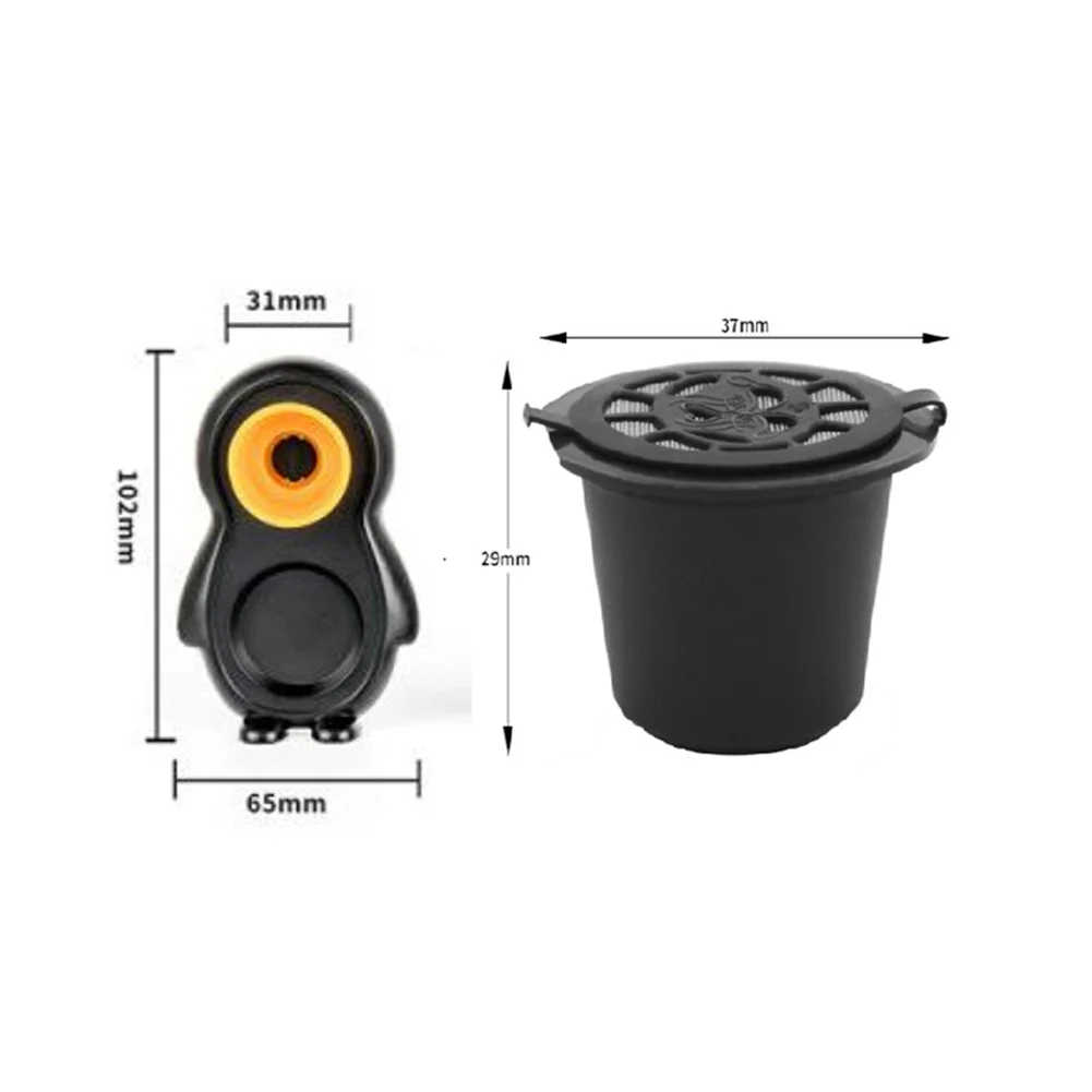 

Powder Hammer Coffee Filter Capsule Base Cup Capsules Reusable Refillable Unique Design for Nespresso