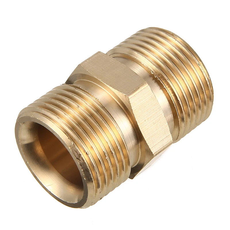 14mm/M22 Brass Garden Hose Pipe Fitting Connector Water Male Outlet Adaptor Power Pressure Pump Lawn Tap Accessories | Дом и сад